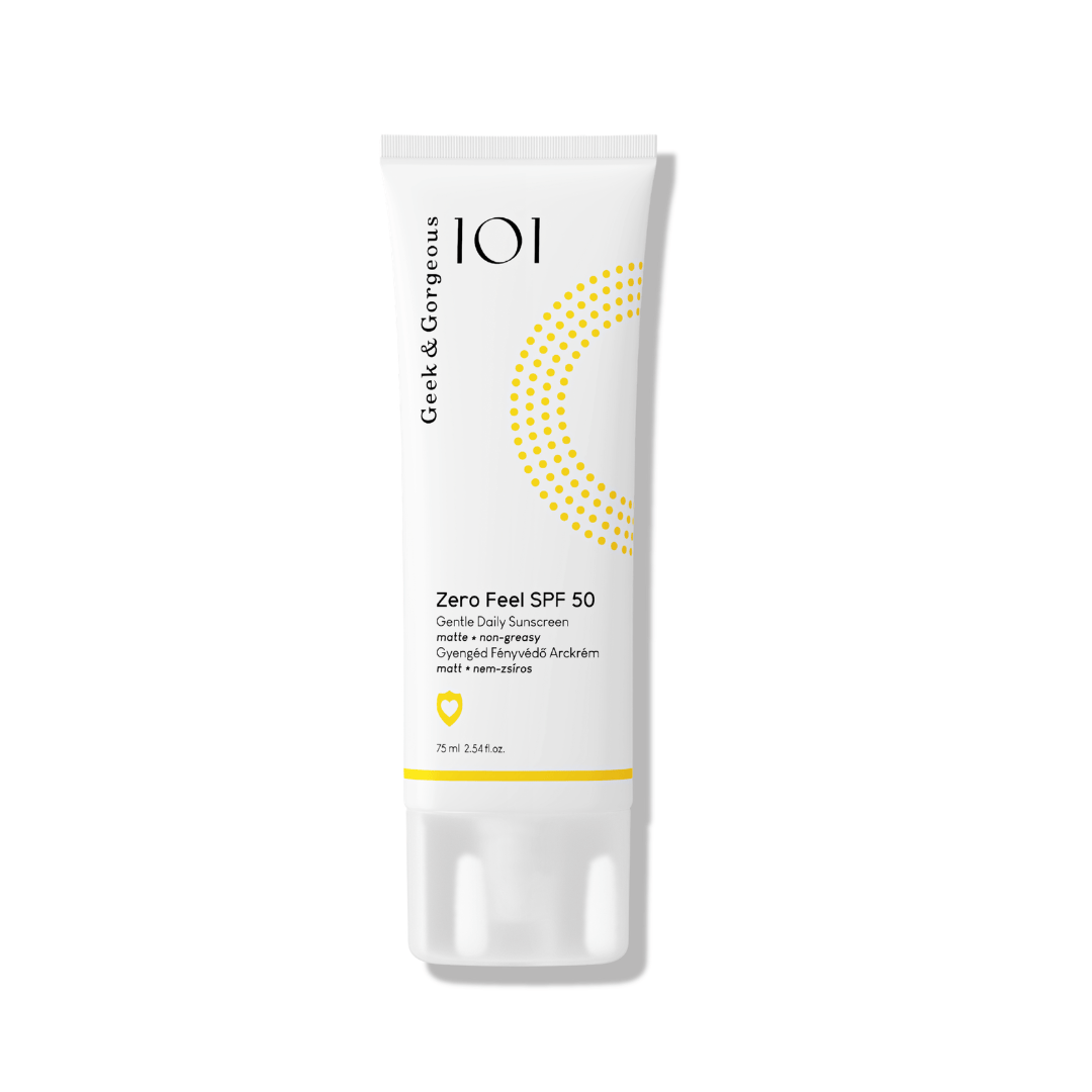 Geek & Gorgeus Zero Feel SPF 50 - Matte Invisible Daily Sunscreen