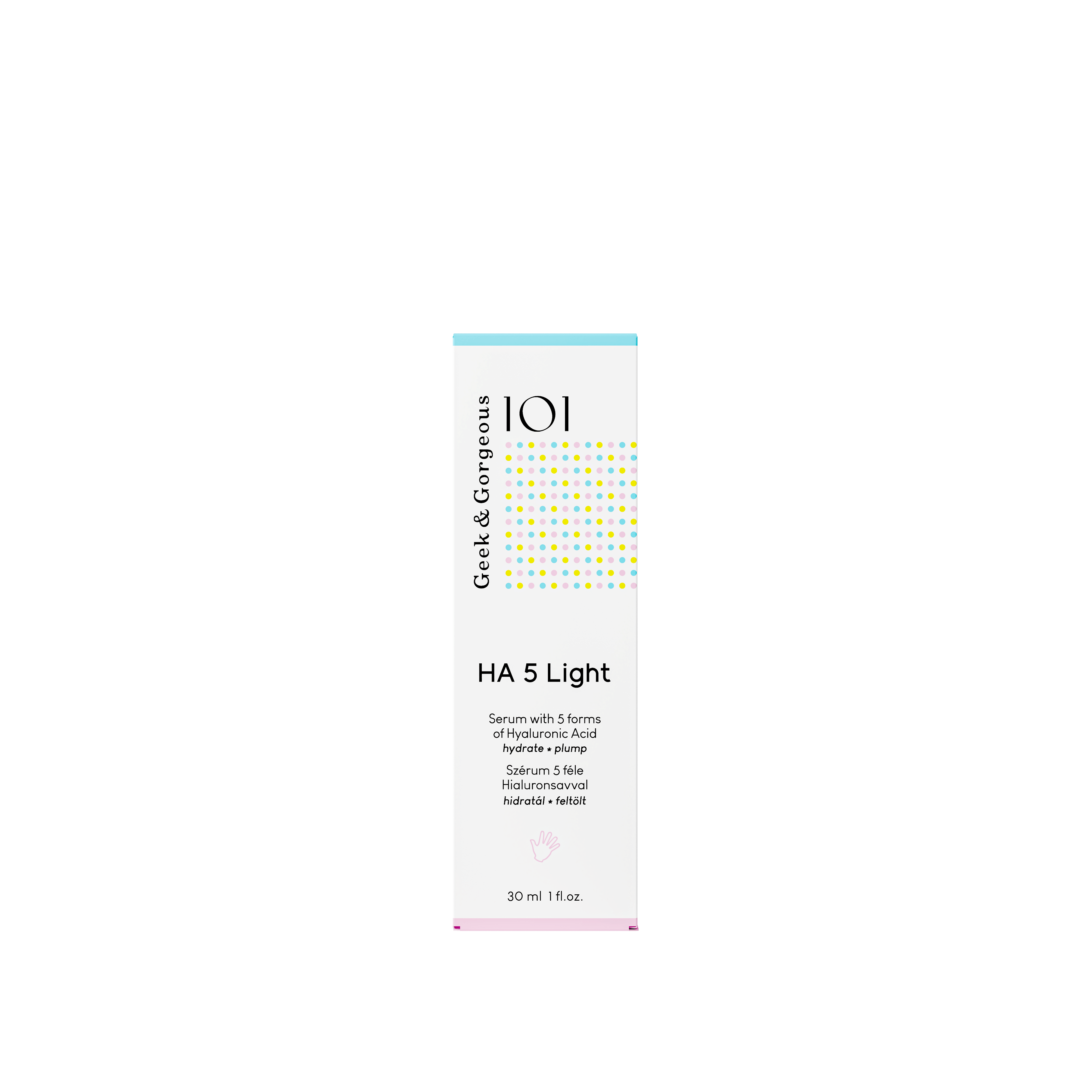 Geek & Gorgeous HA 5 Light Serum - Hyaluronic Acid Serum for Oily Skin
