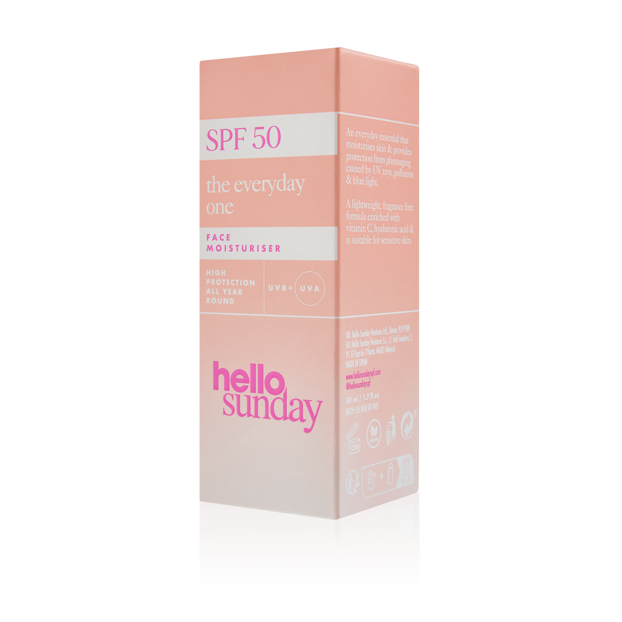 Hello Sunday The Everyday One - Face Moisturiser SPF50