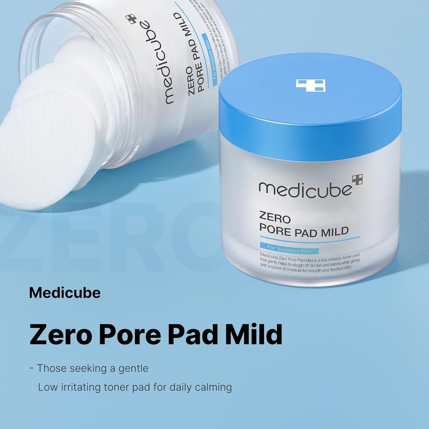 Medicube Zero Pore Pad Mild for Sensitive Skin - Disruptif Beauty
