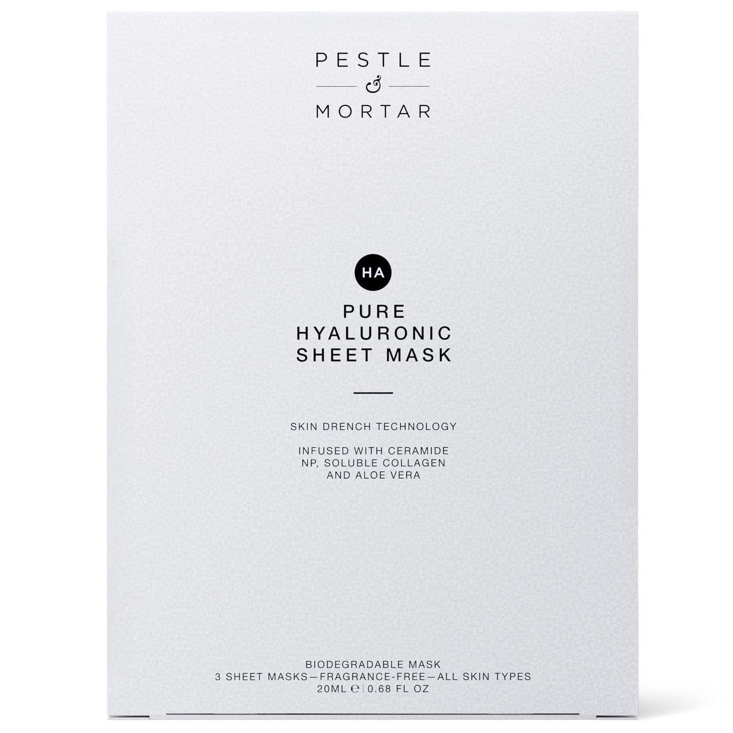 Pestle & Mortar Pure Hyaluronic Sheet Masks