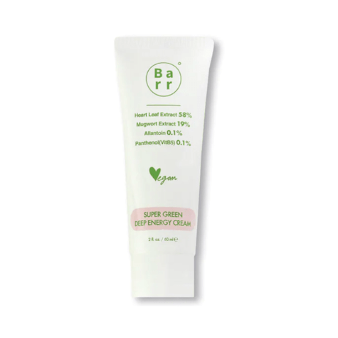 Barr Super Green Deep Energy Cream - K-Beauty Gel Cream Front