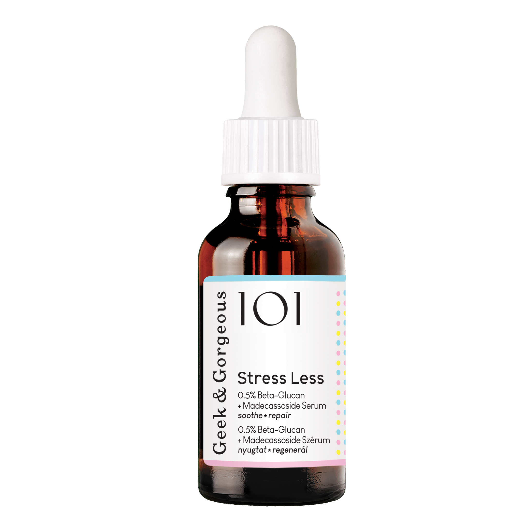 Geek & Gorgeous Stress Less Serum - Soothe and repair the skin