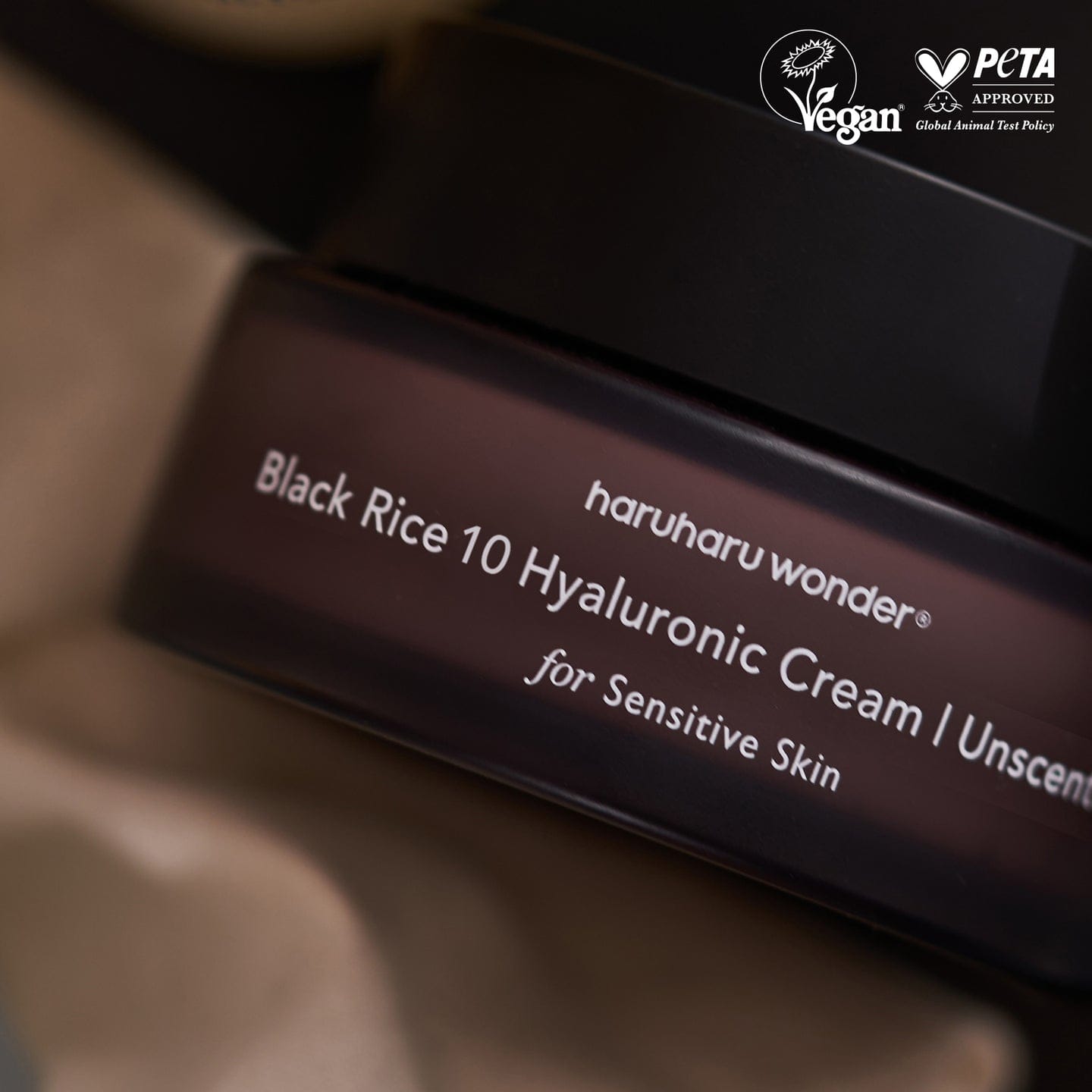 Haruharu Wonder Black Rice 10 Hyaluronic Cream For Sensitive Skin