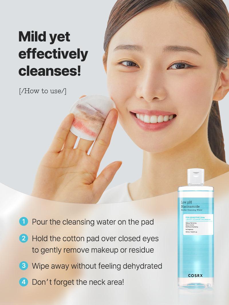 COSRX Low pH Cleansing Water Travel Size - Disruptif Beauty