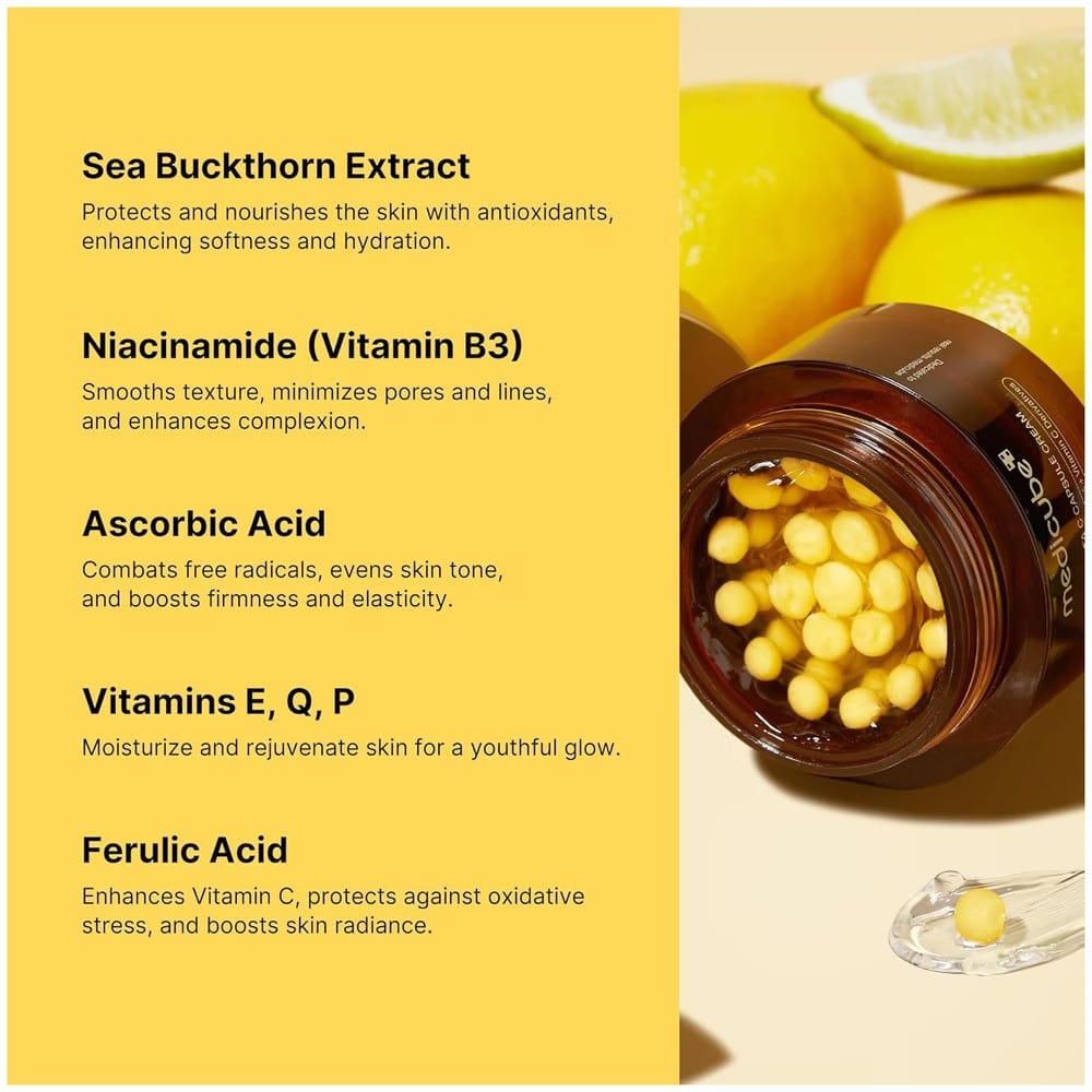 Medicube Deep Vita C Capsule Cream | Brightening cream – Disruptif Beauty