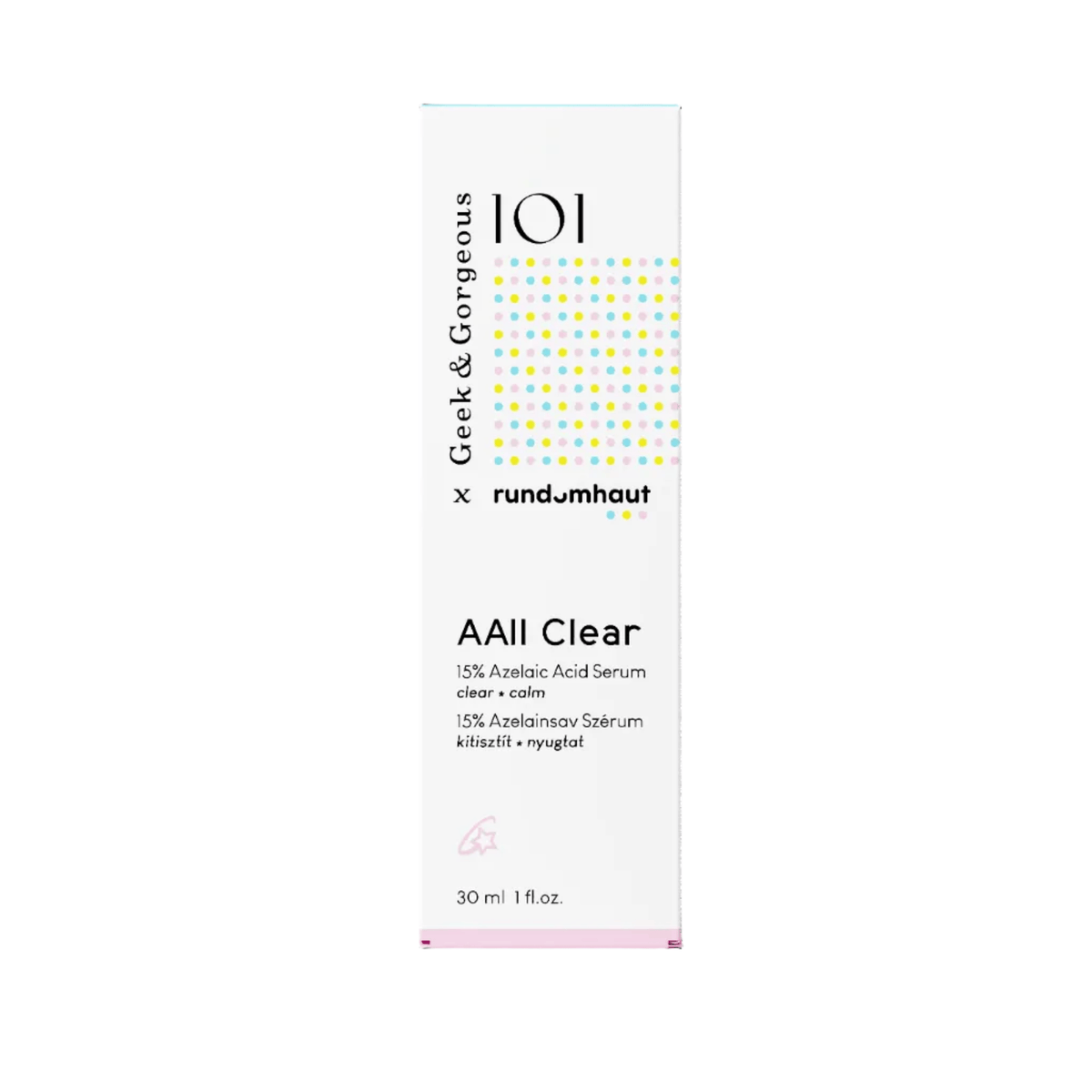 Geek & Gorgeous AAll Clear Serum - 15% Azelaic Acid in one flask