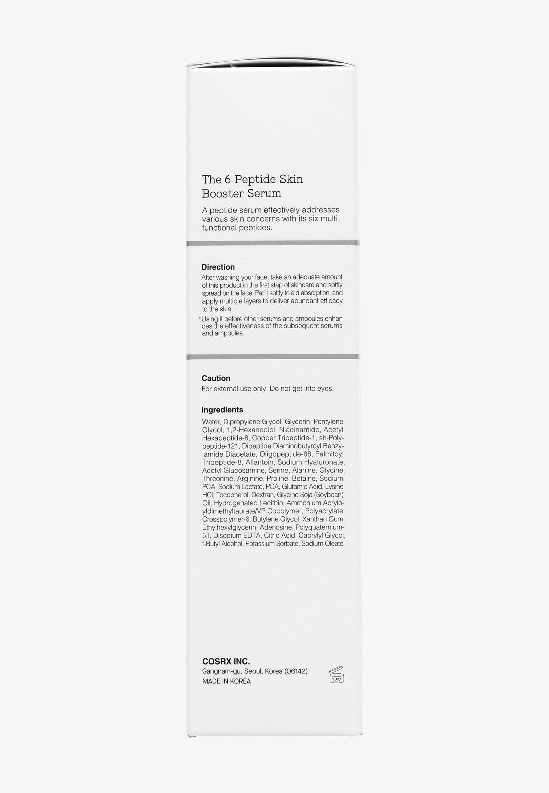 COSRX The 6 Booster Peptide Skin Booster Serum