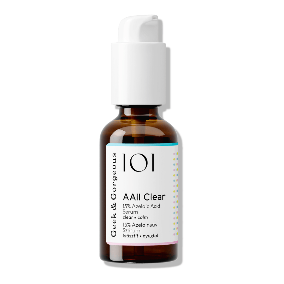 Geek & Gorgeous AAll Clear Serum - 15% Azelaic Acid in one flask