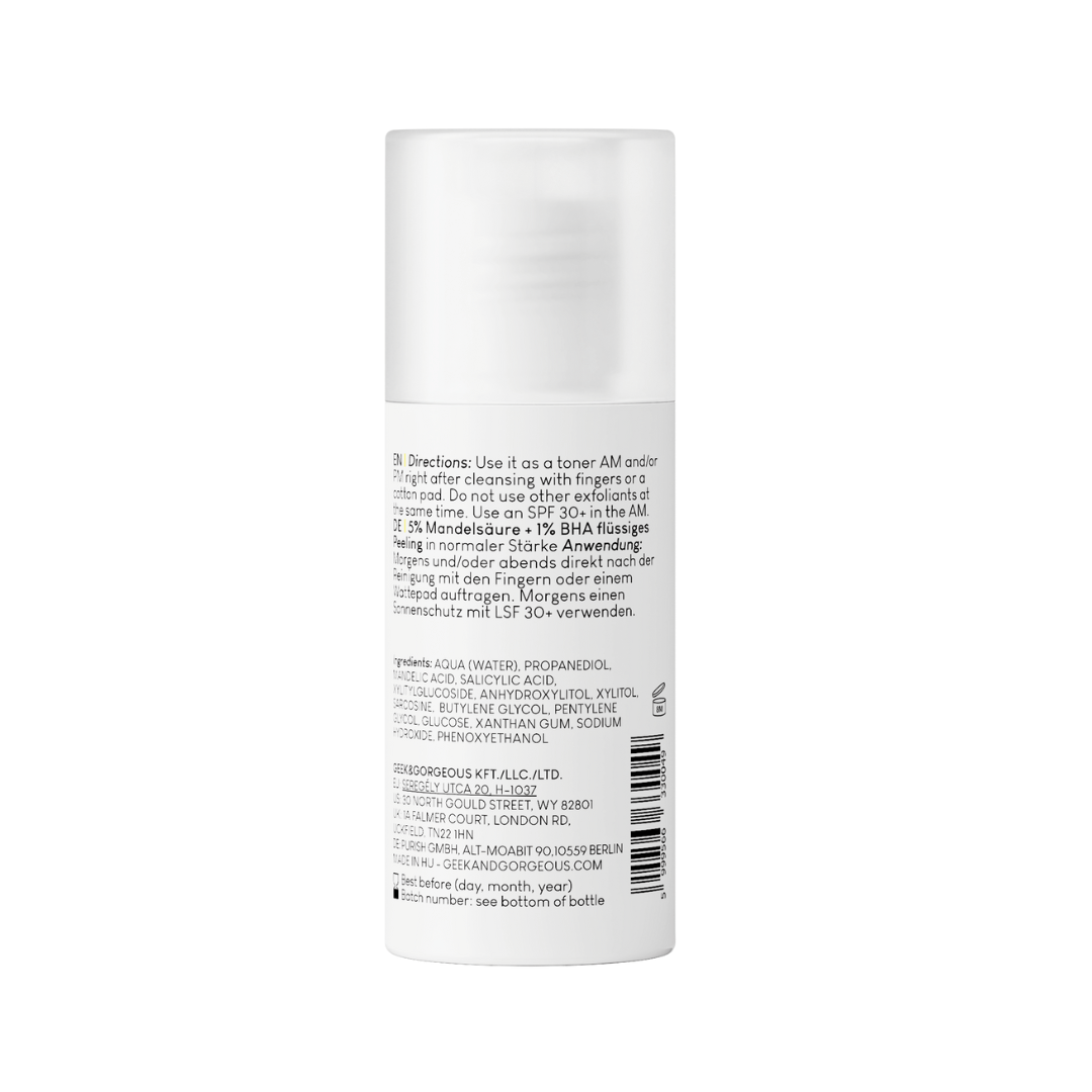 Geek & Gorgeous Cheer Up Exfoliant Toner - Disruptif Beauty 