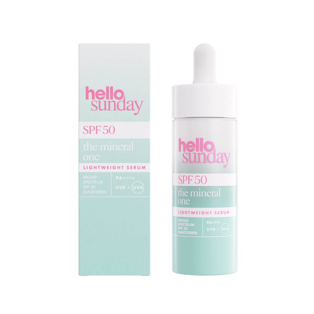 Hello Sunday The Mineral One - Lightweight Serum Drops SPF50