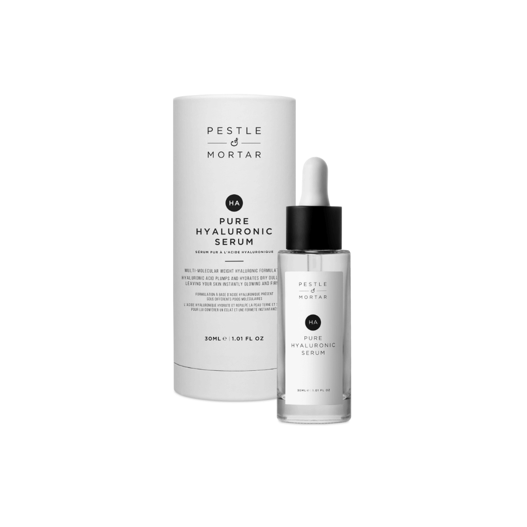 Pestle & Mortar Pure Hyaluronic Acid Serum Packaging