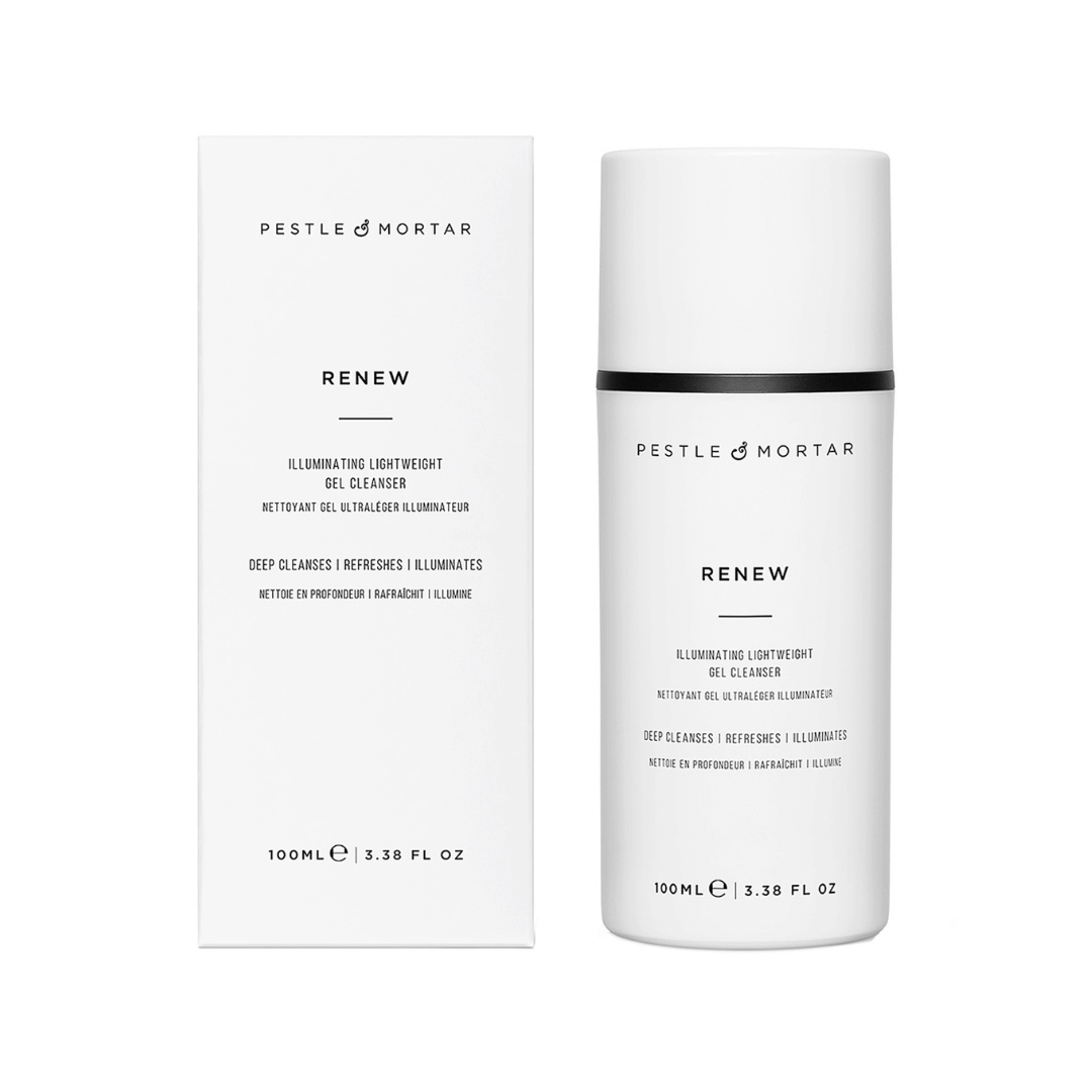 Pestle & Mortar Renew Cleanser with packaging