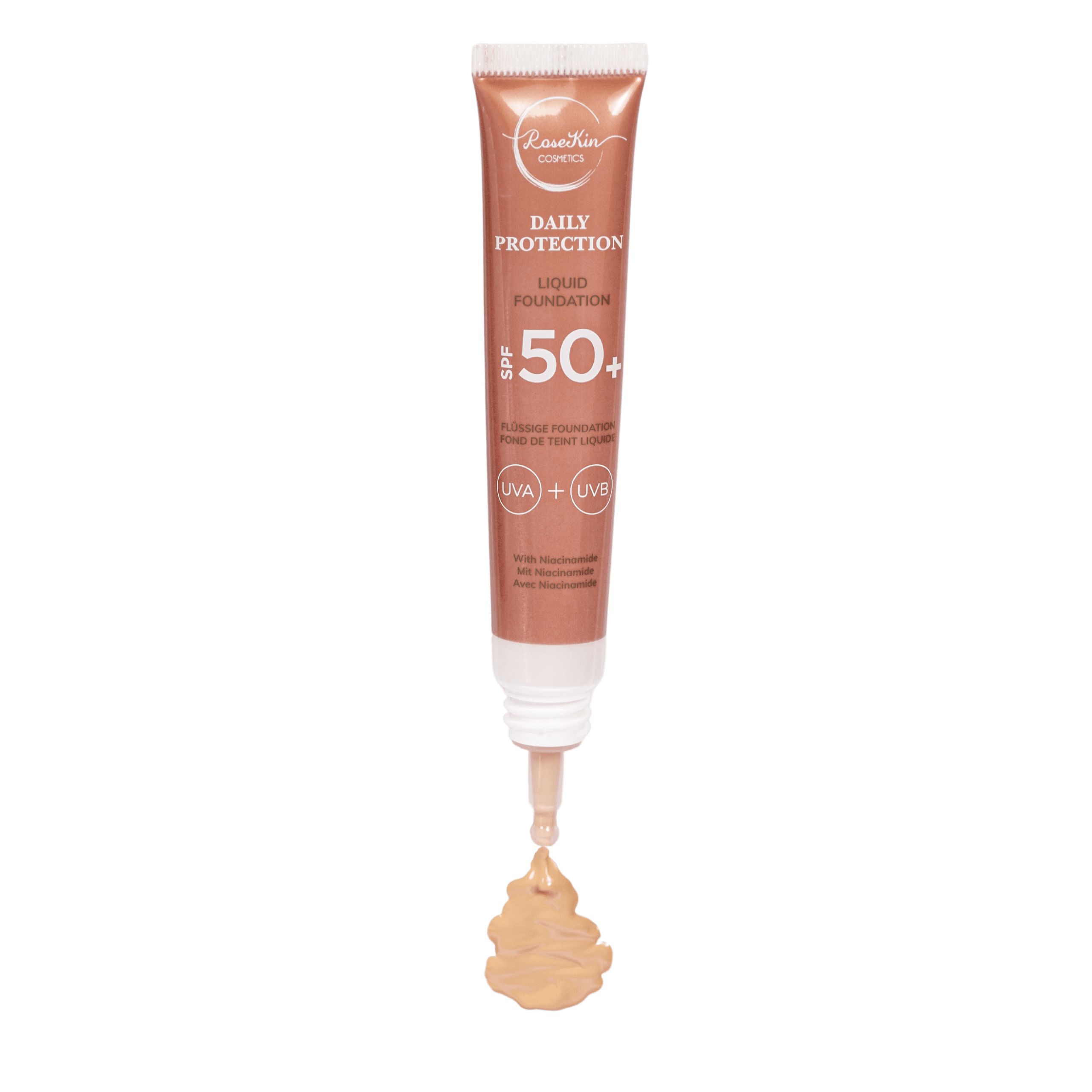 RoseKin Daily Protection SPF 50+ | Breathable Foundation Light