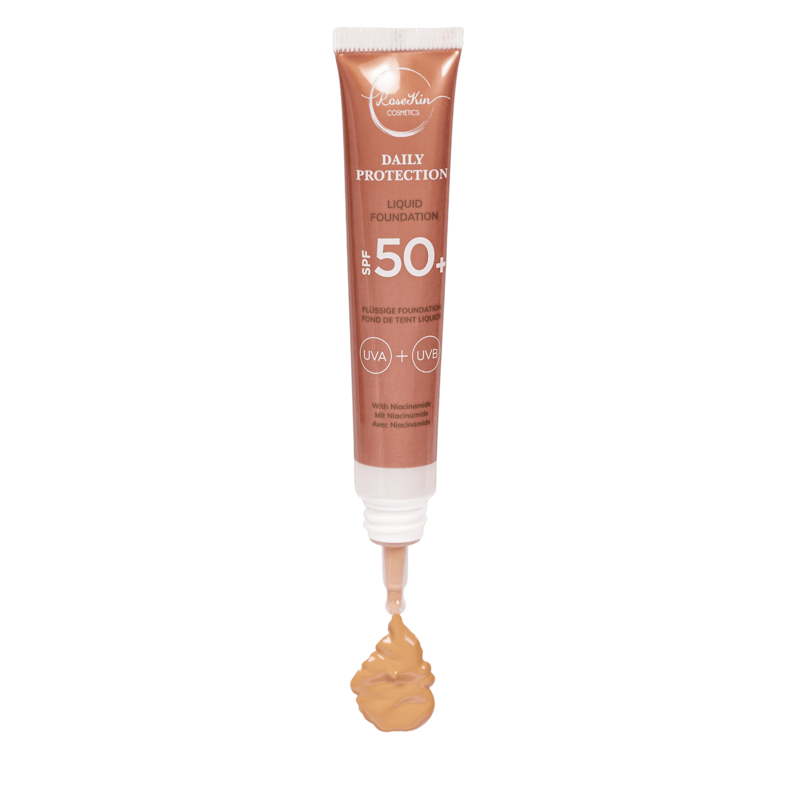 RoseKin Daily Protection SPF 50+ | Breathable Foundation Medium