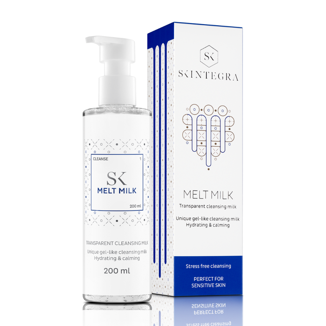 Skintegra Melt Milk Cleanser with outer packaging