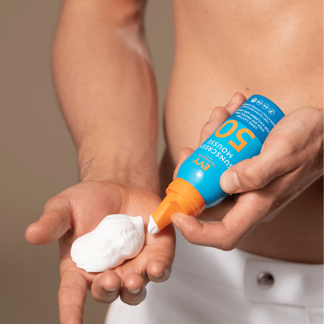 Sunscreen Mousse SPF50 Texture