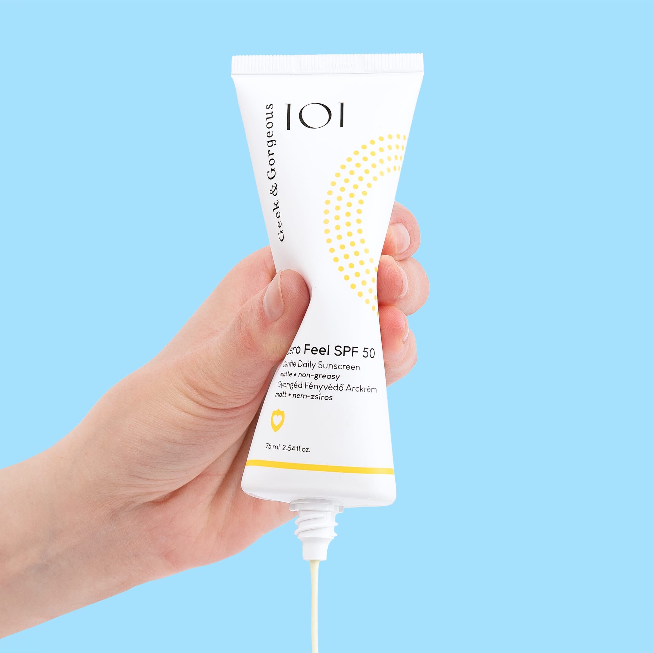Geek & Gorgeus Zero Feel SPF 50 - Matte Invisible Daily Sunscreen