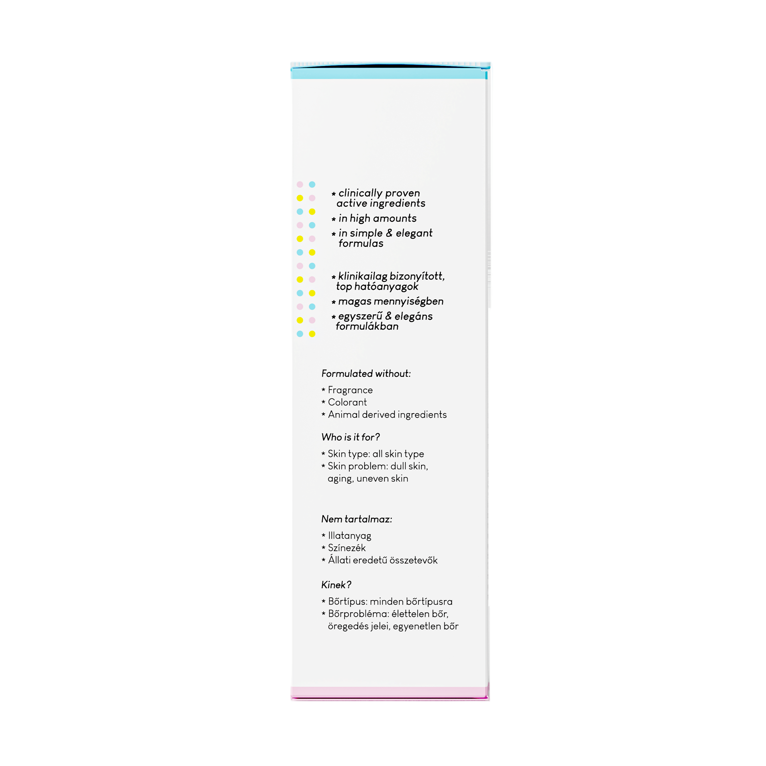 Geek & Gorgeous C Glow serum box side 2