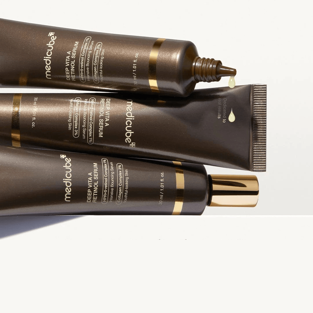 Medicube Deep Vita A Retinol Serum 3 tubes pile - Disruptif Beauty
