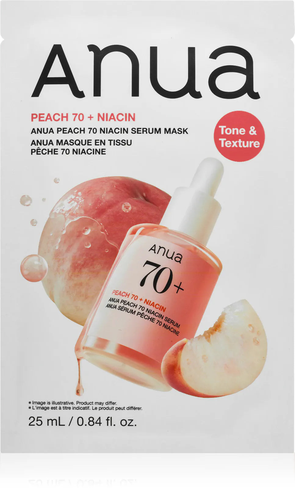 Anua Peach 70 Niacin Brightening Collagen Mask - Disruptif Beauty